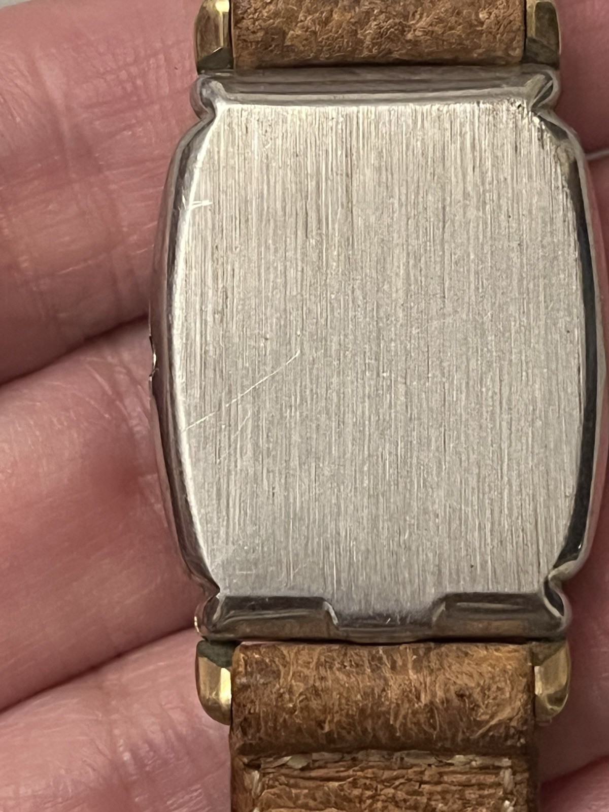 Vintage 10K RGP MASTER SUTTON Empty Watch Case & Pigskin Leather Band