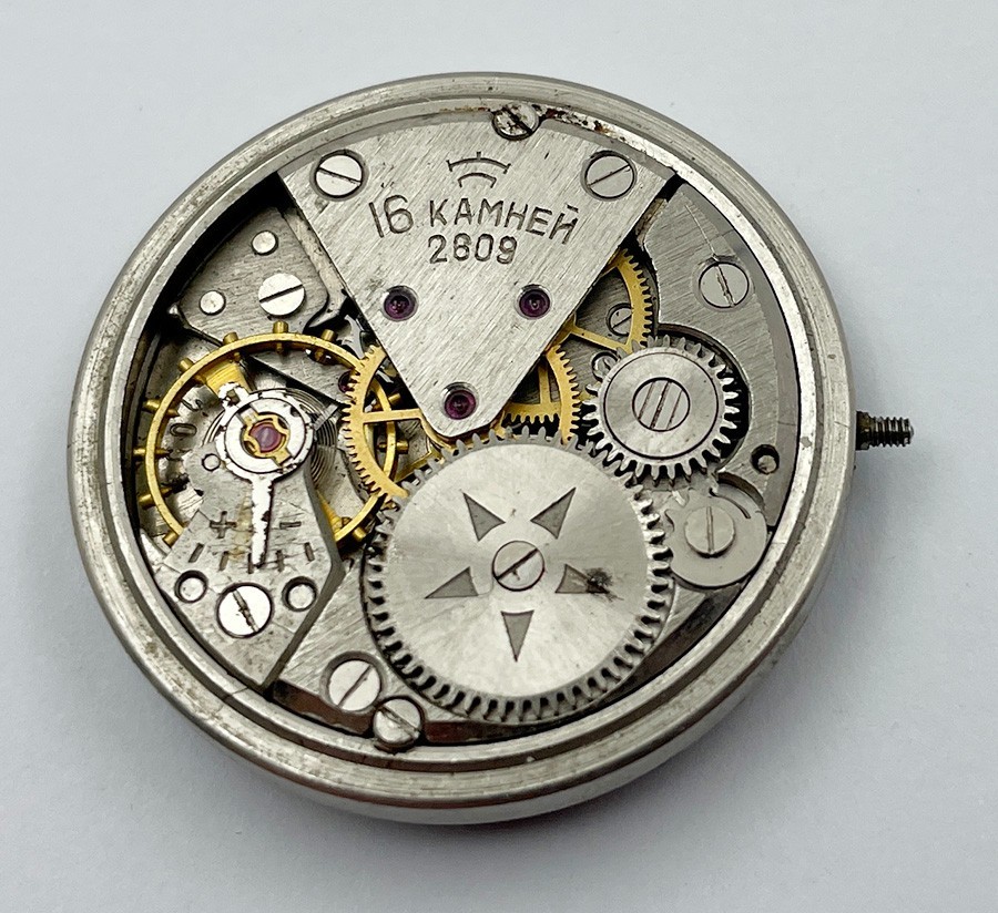 Raketa 2609 16 JEWELS MOVEMENT FOR MEN’S WRISTWATCH 100% working B012