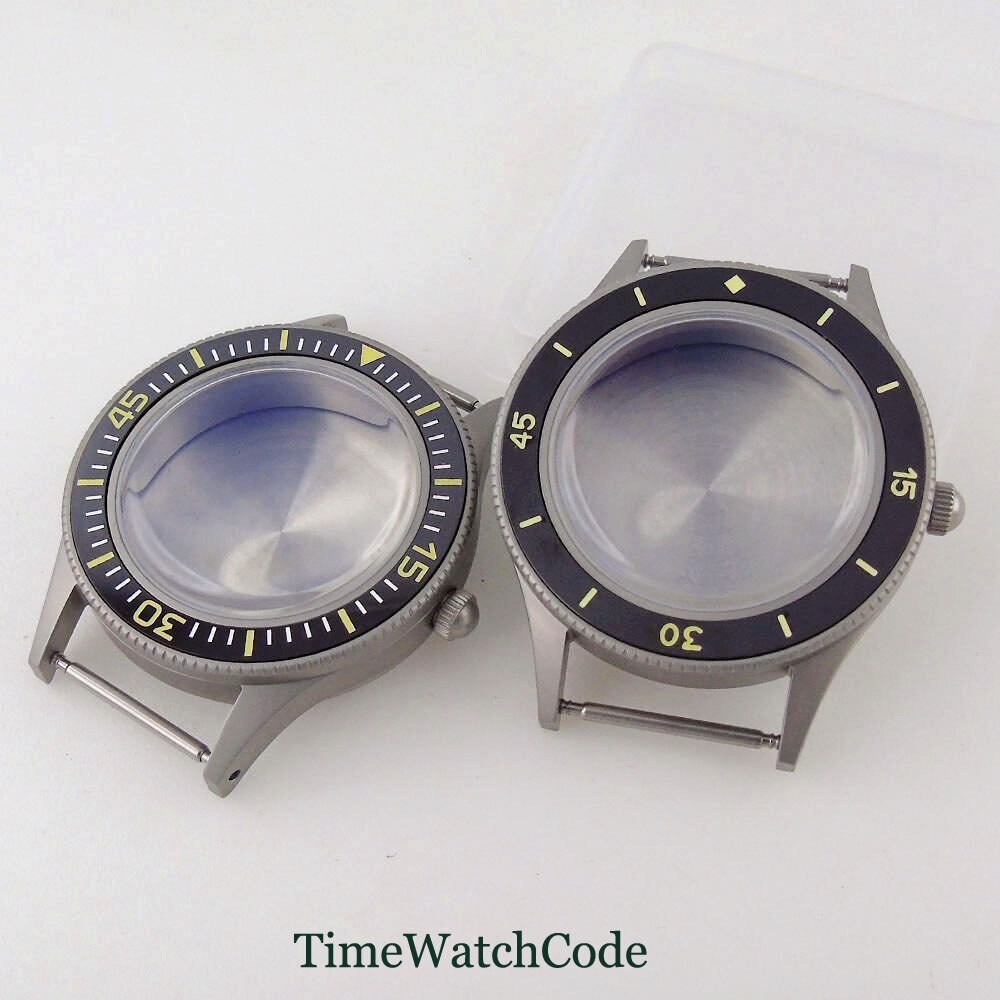 40mm Watch Case AR Domed Mineral Glass for NH35 NH36 ETA2824 PT5000 Super Lume