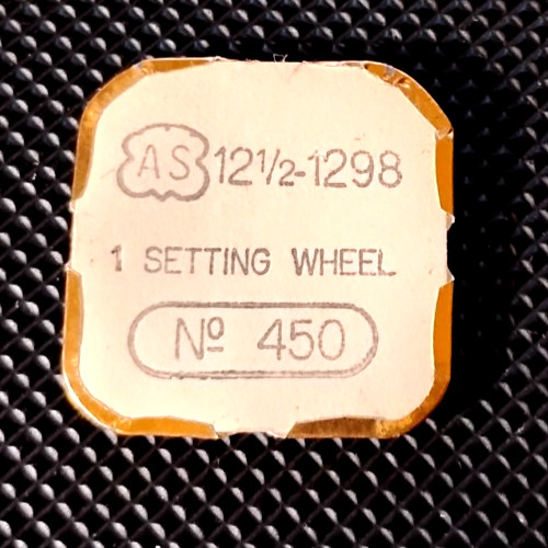 AS 1298 Setting Wheel watch part #450 A. Schild 1298
