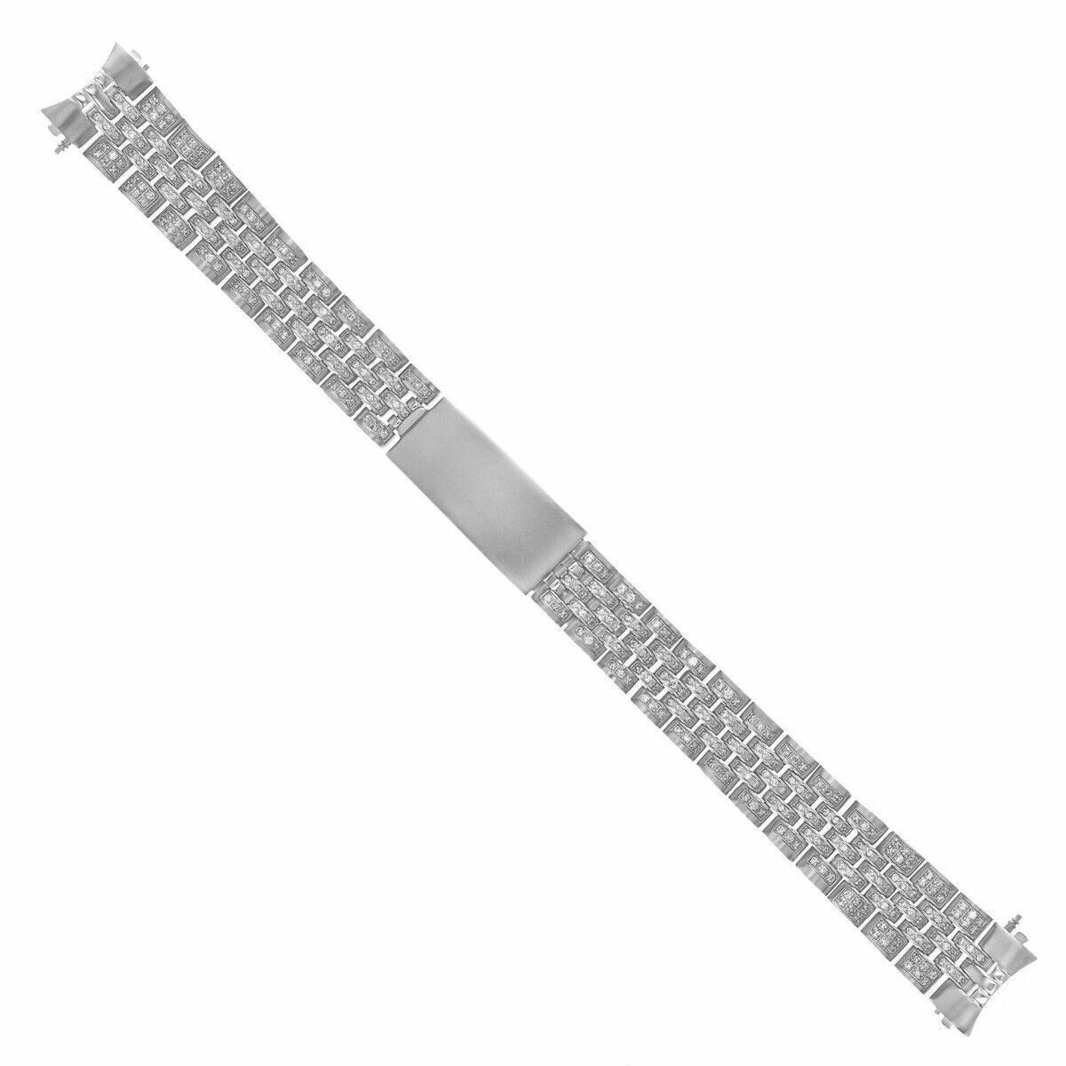 13MM S.STEEL NATURAL DIAMOND JUBILEE WATCH BAND FOR ROLEX DJ 69159 69179 69279
