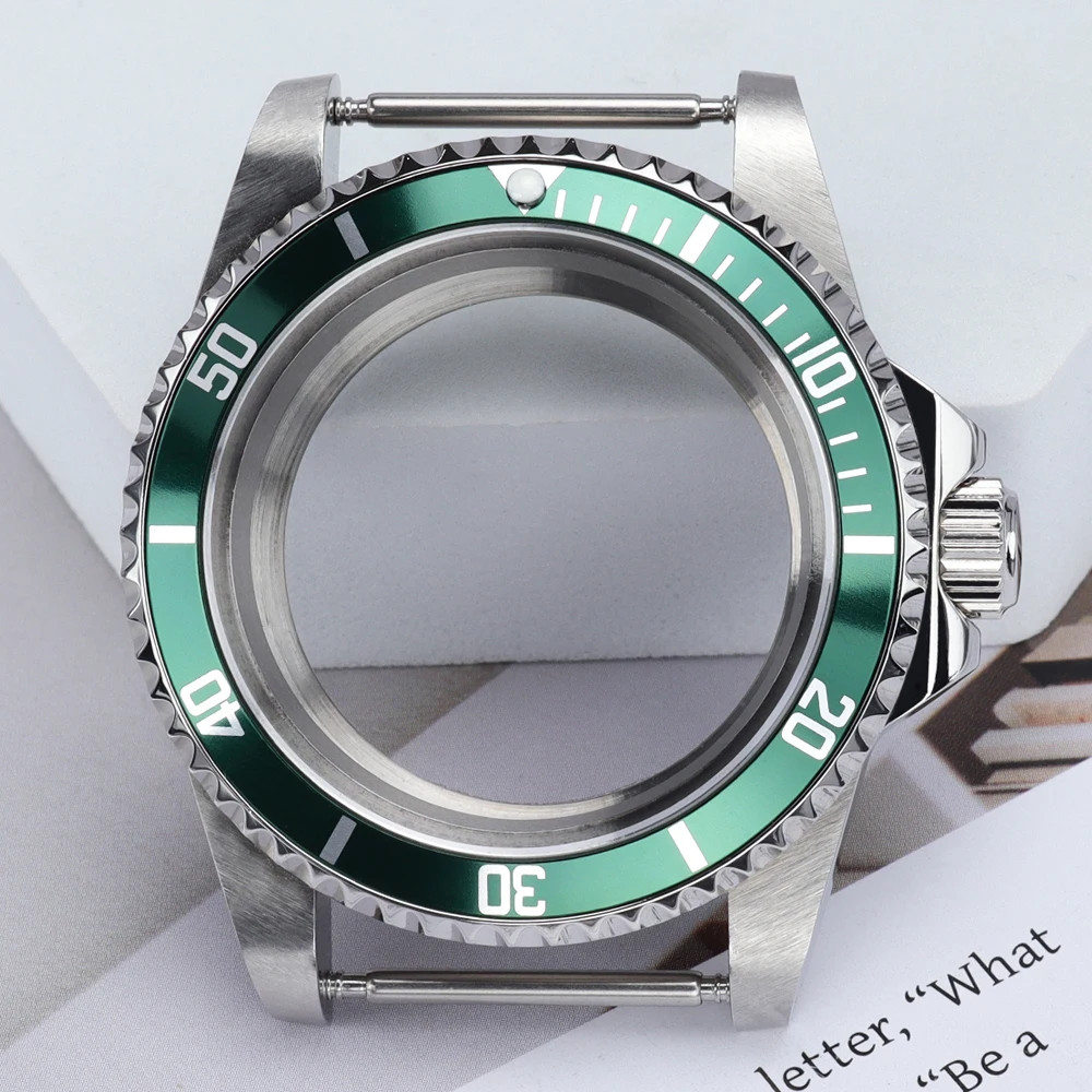 High Quality 38MM Watch Case Sapphire Glass for Retro Submariner NH35 NH36 NH34