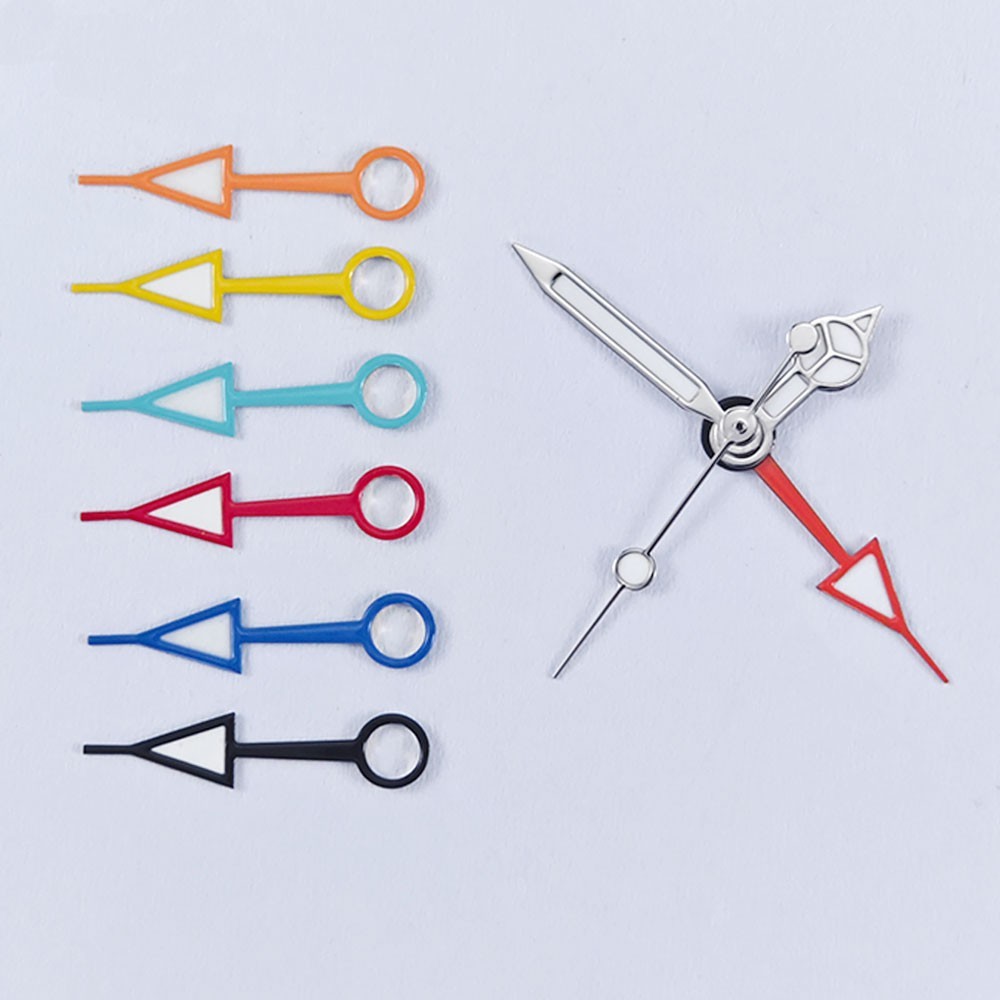 GMT Watch Hands For NH34 Movement Green Luminous for Seiko Watches Needles