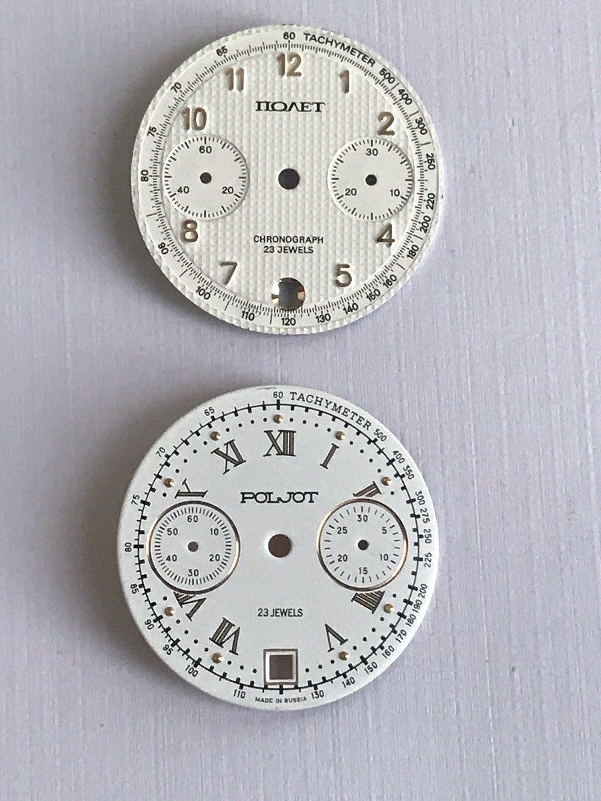 POLJOT 3133 Chronograph, 2 Dials