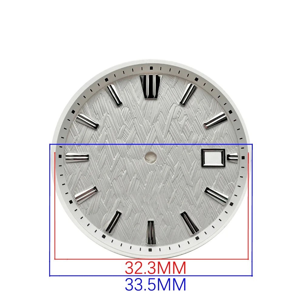 33.5mm Watch Dial with Hands For NH35 NH35A Movement Mechanical Mod Parts