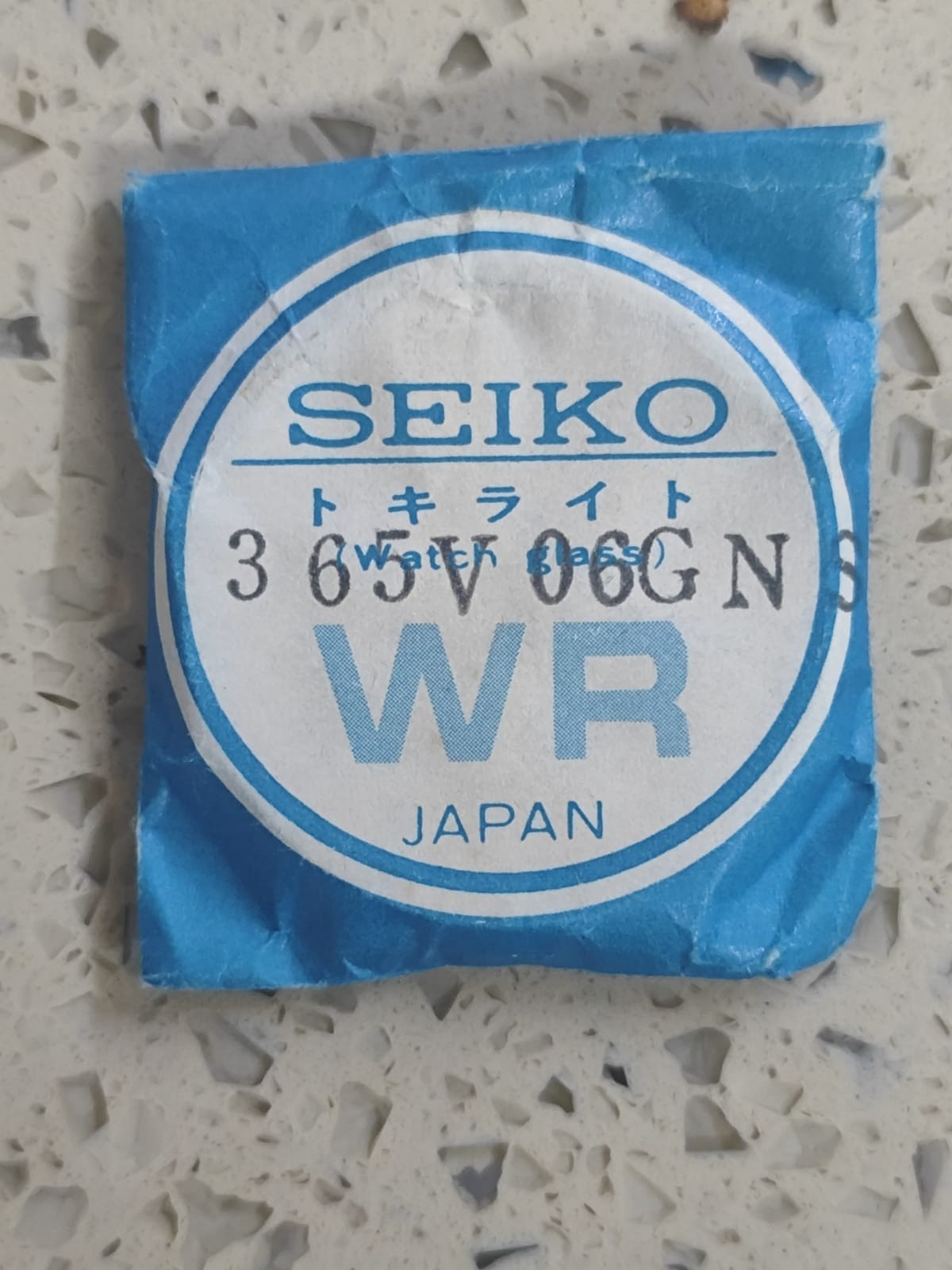 Seiko Crystal 365V06GNS for Seiko 6138-3002 Seiko 6138-3005 ,3003 Original NOS