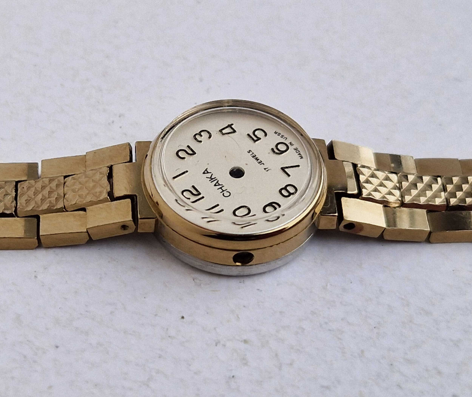 CASE for Vintage Soviet LADIES Mechanical Wristwatch CHAIKA. USSR.