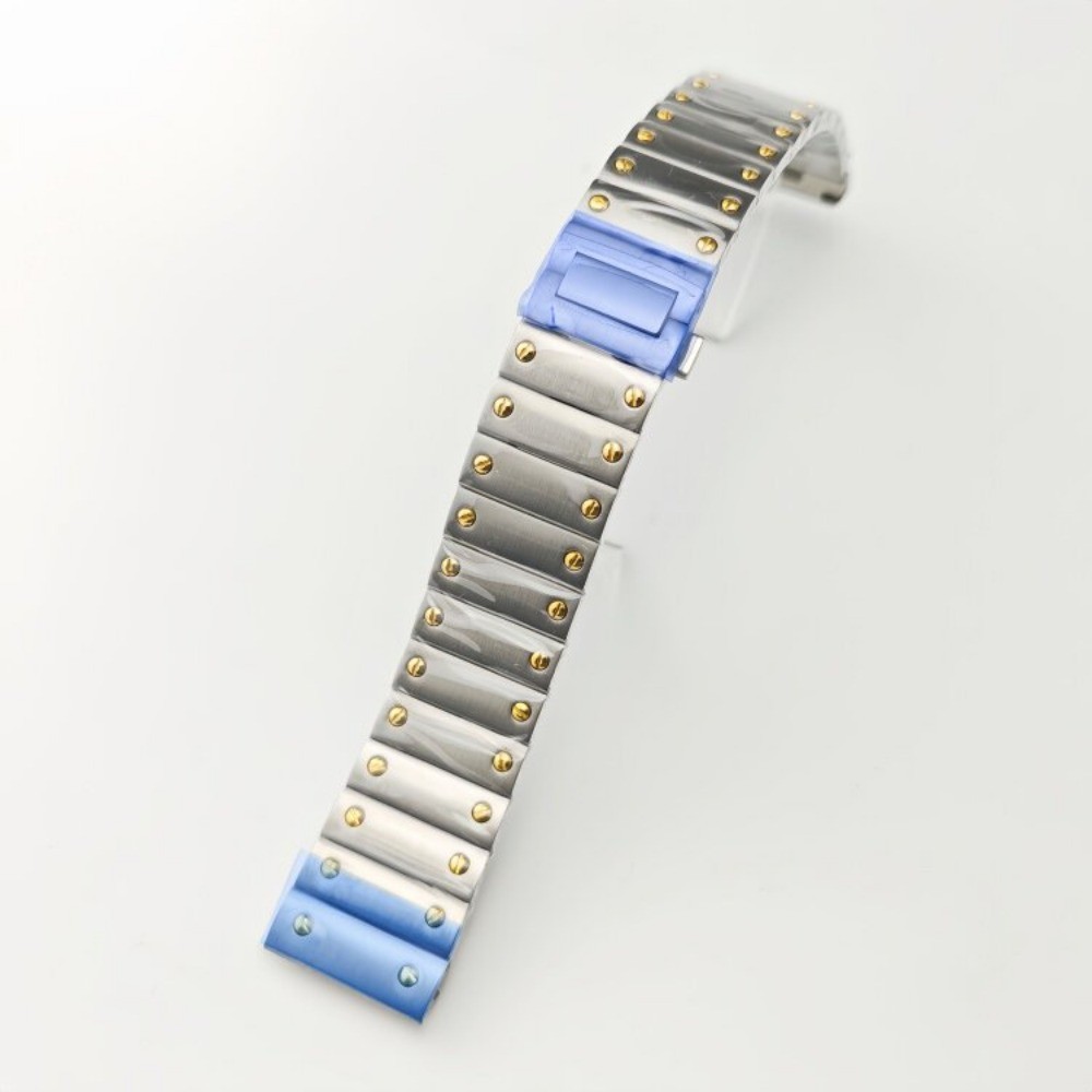 22mm Metal Watch Strap Stainless Steel Screw Link Bracelet Mod