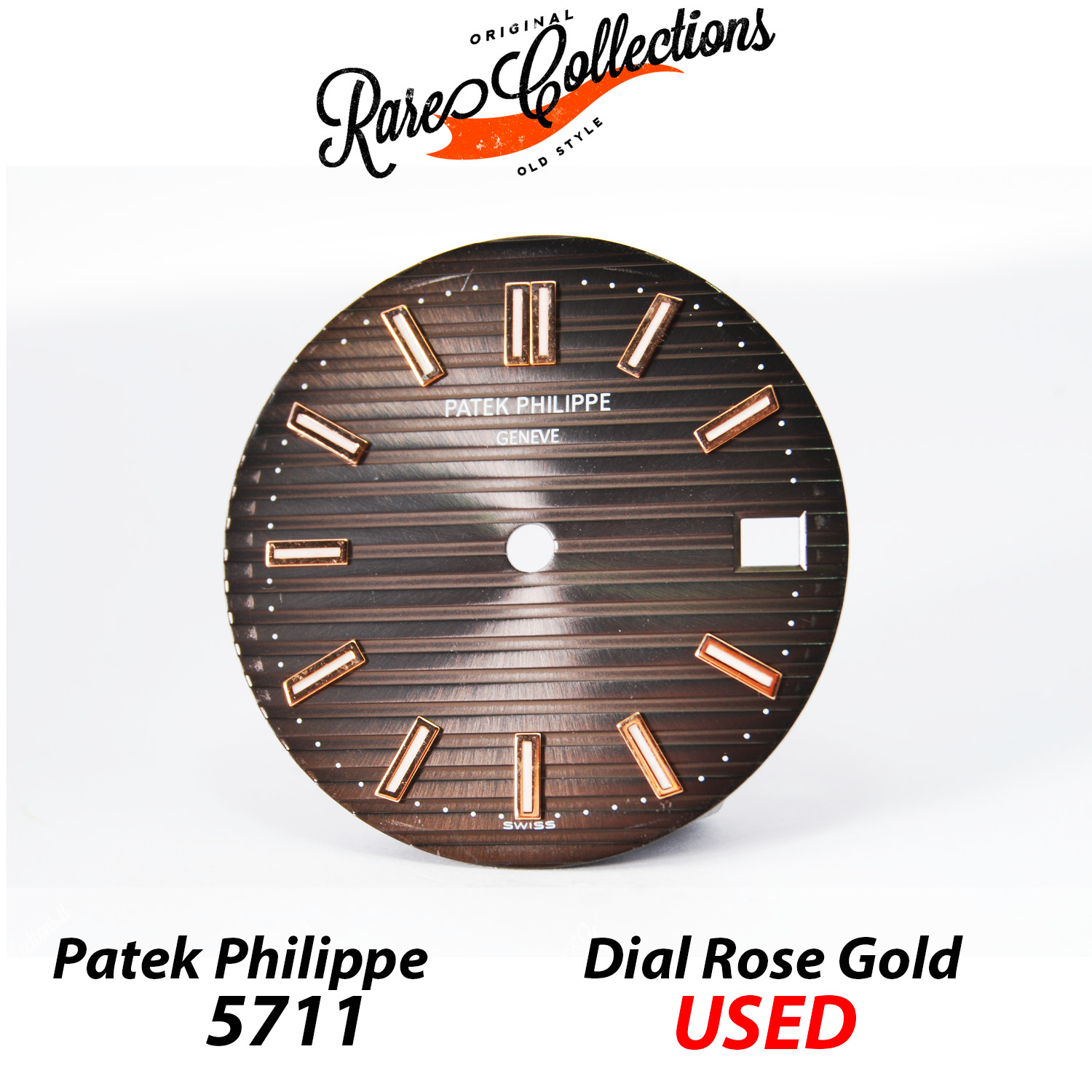 Patek Philippe Dial 5711 Patek Used Brown, Pink Gold Patek 5711 Nautilus Dial