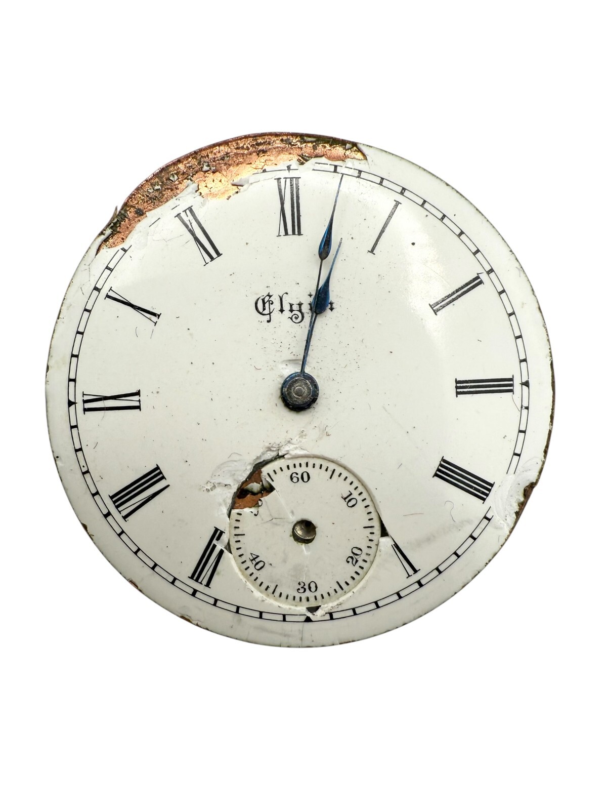 Antique 1891 0s 11j Elgin 110 Pocket Watch Movement