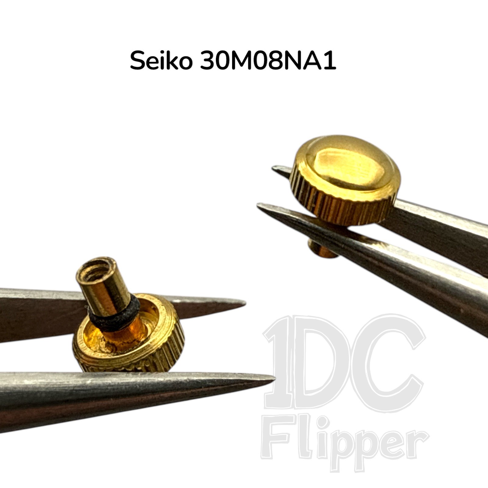 Seiko 30M08NA1 Watch Crown 3mm Yellow NOS Fits Seiko 2320 Read List!