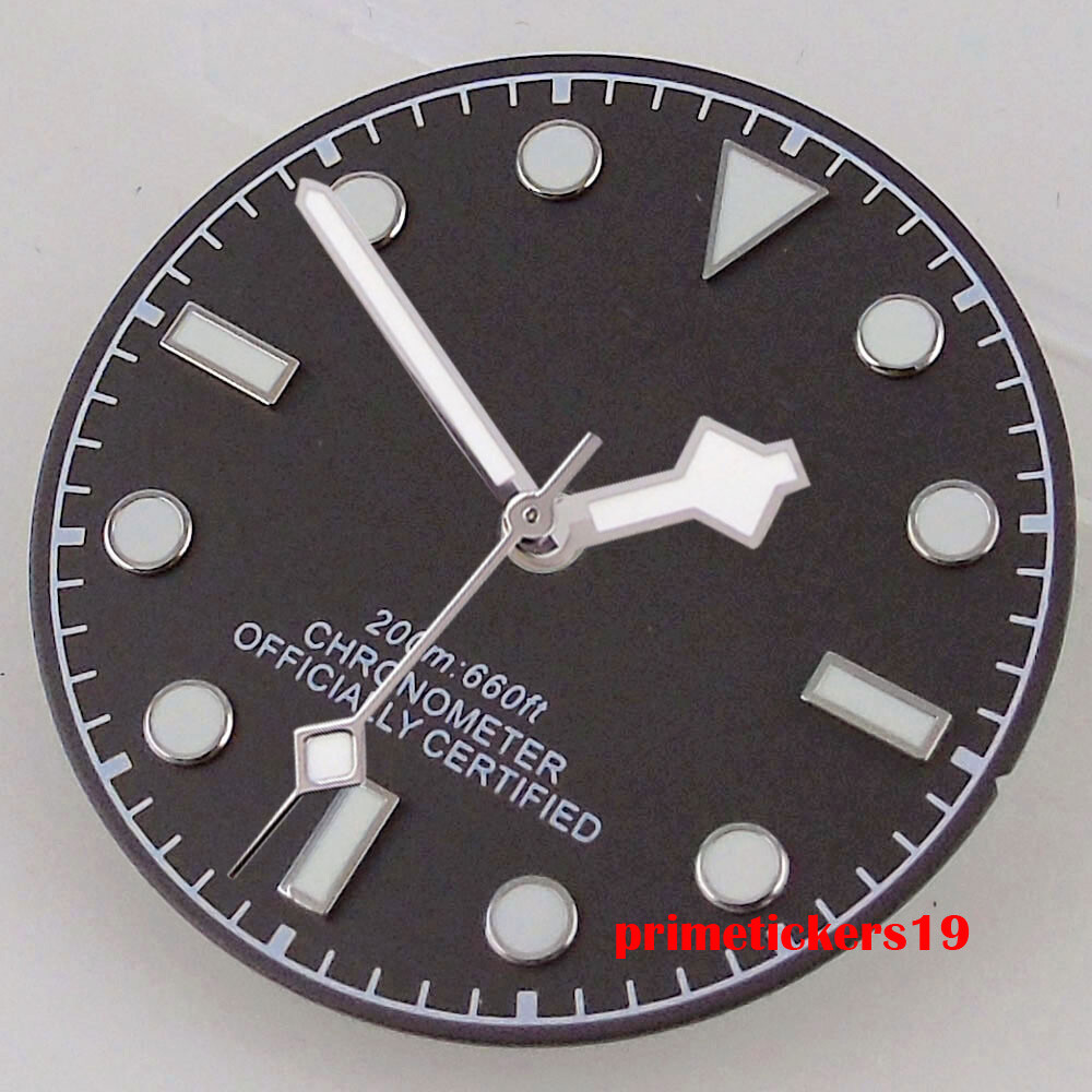 29mm Sterile Watch Dial Snowflake Hands Fit NH35 NH36 Miyota8215 ETA2824 PT5000