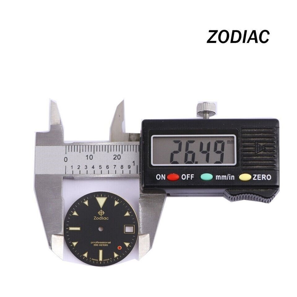 Zodiac Vintage Original Swiss Watch Dial Fit Eta 955.112 / 955.114 – 26.50 mm.