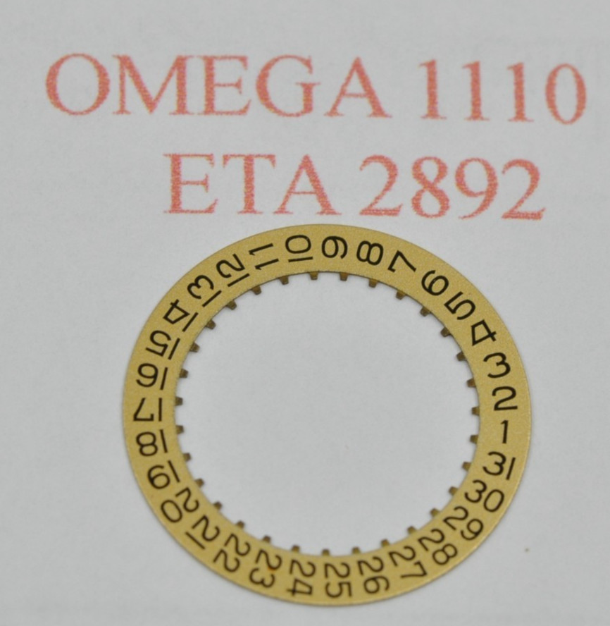 omega 1108 1110 1120 2500B date indicator part 1110-1580 ETA 2892 NOS