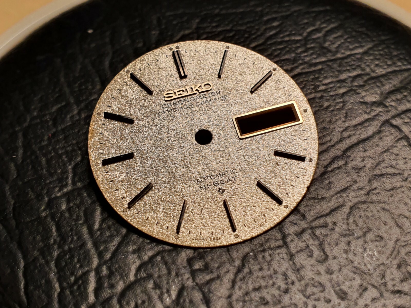 Vintage SEIKO Hi Beat Automatic day date dial only gold tone good condition