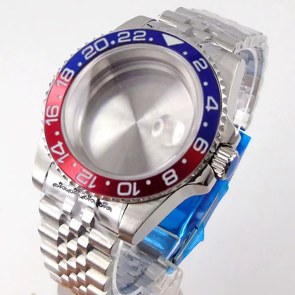 20ATM Dive Case 40Mm Fit NH35 NH36 NH34 GMT ETA 2824 PT5000 Steel Watch Case Jub