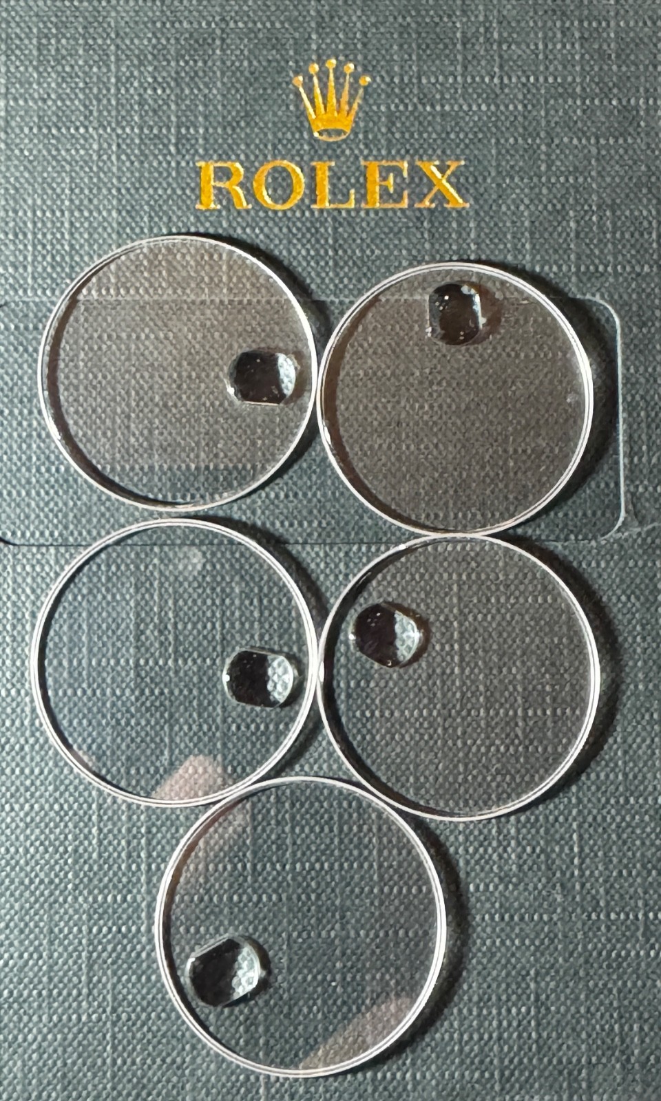 Genuine Rolex Watch Crystal 30.3mm 1.8mm AR Cyclops LEC w/ Gasket 25-295 CAR