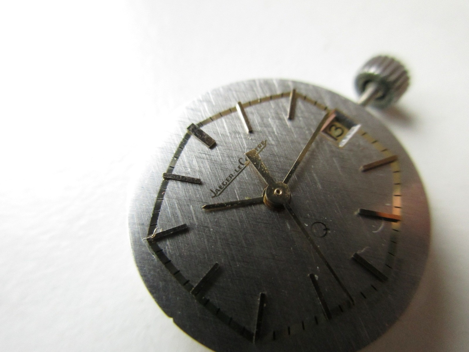Jaeger-LeCoultre cal. 624 ETA cal 956.111 Swiss watch movement & crown – running