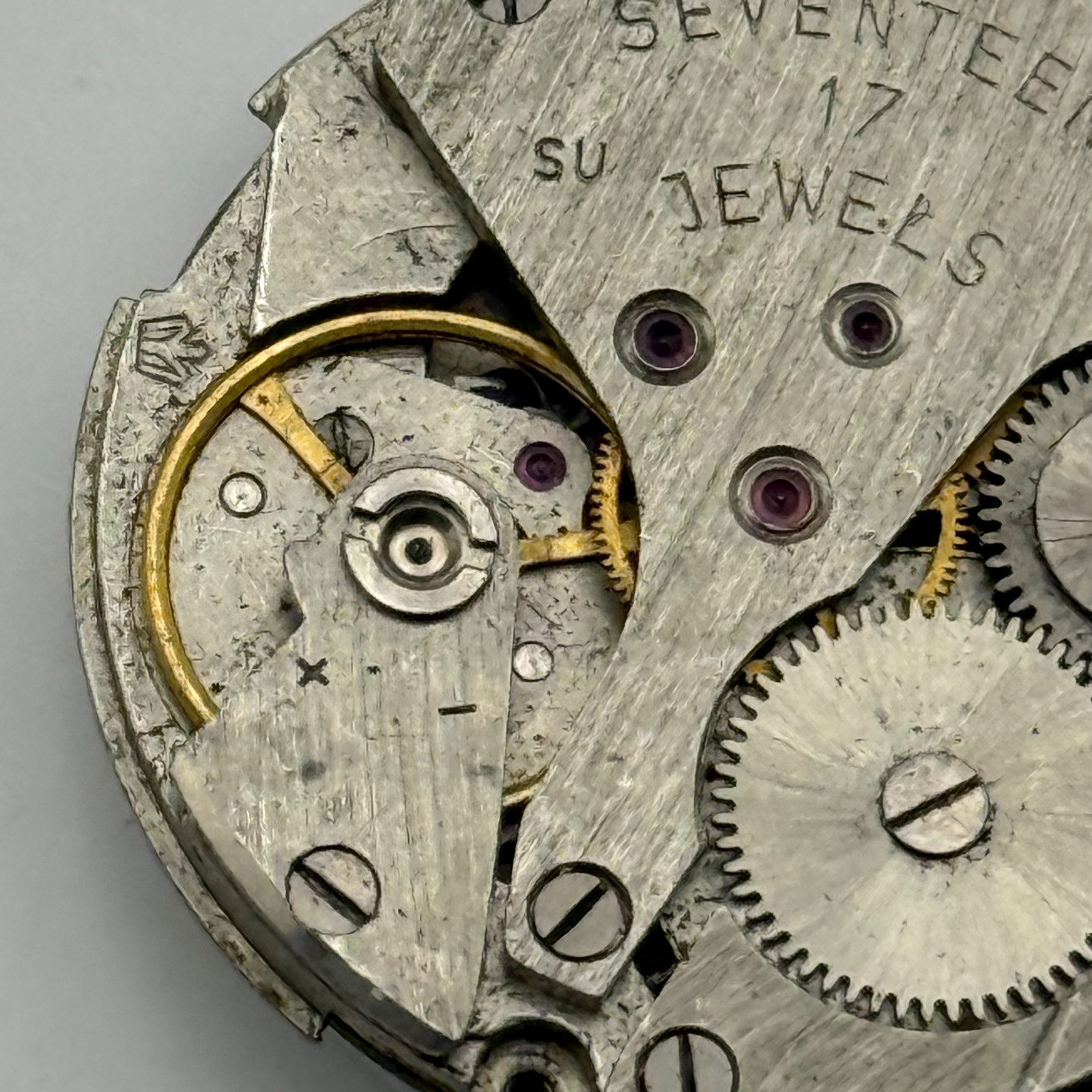 Poljot 2628.H Watch Movement Soviet 17 Jewels Manual Wind Parts Repair 26.6mm