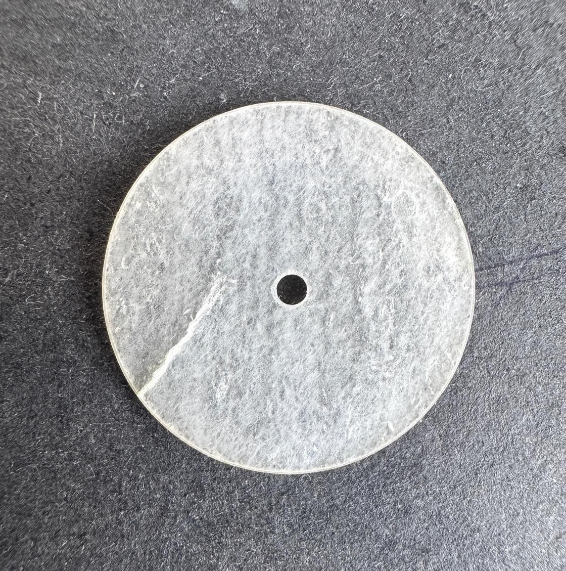 nh35 movement white quartz Watch Dial Polished Gemstone, 31.5 mm Round GMC-474