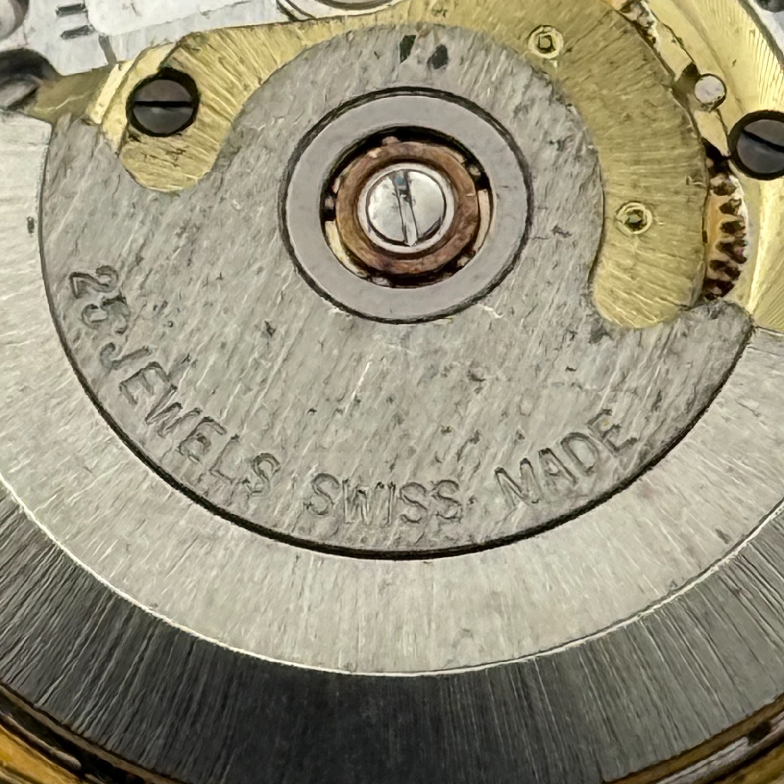 MSR S76/28 Watch Movement Garrard Date 21 Jewels Automatic Vintage Parts 30.5mm