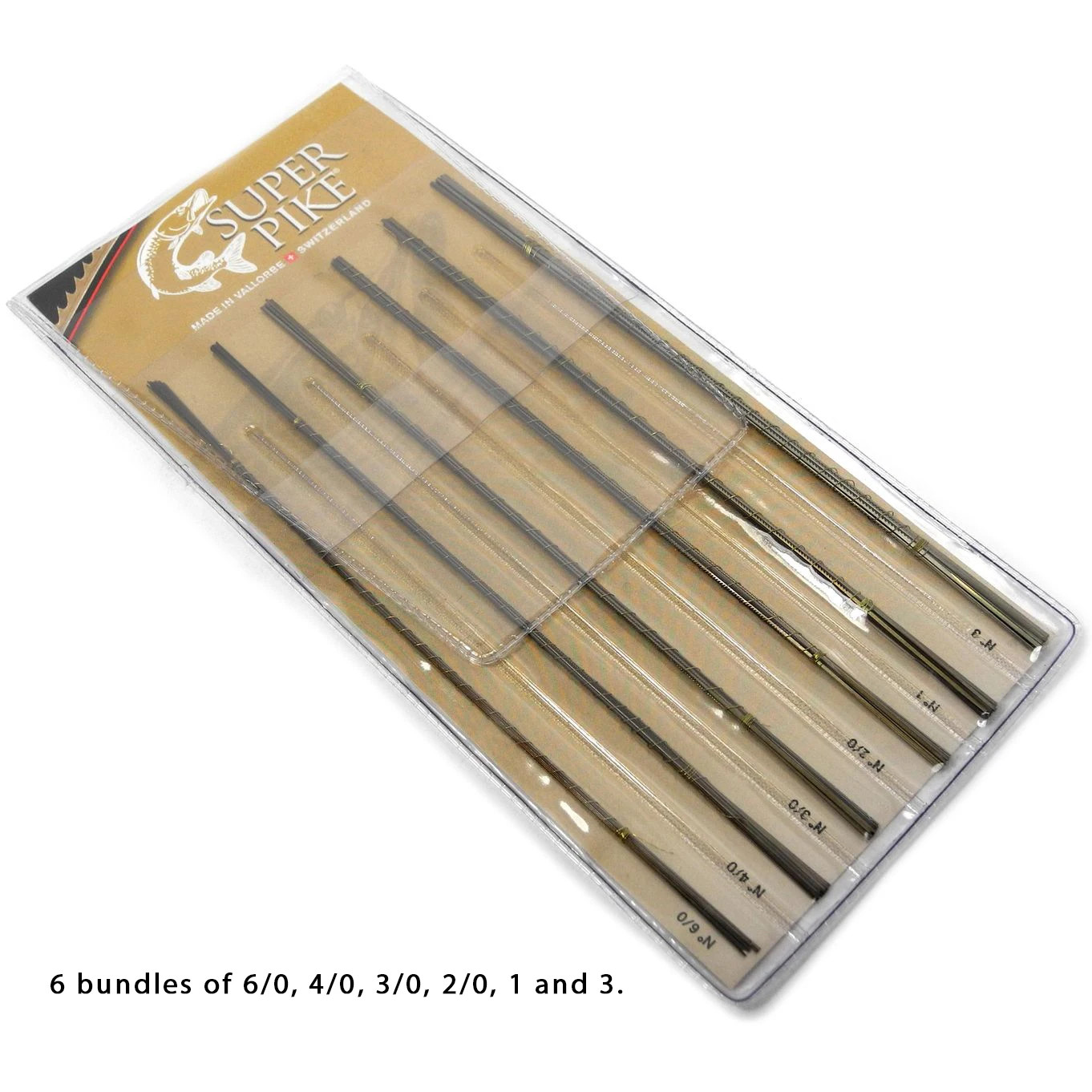Swiss 72Pcs Blade Set 6 Bundles of 6/0,4/0,3/0,2/0,1,3 Jewellers Flexible