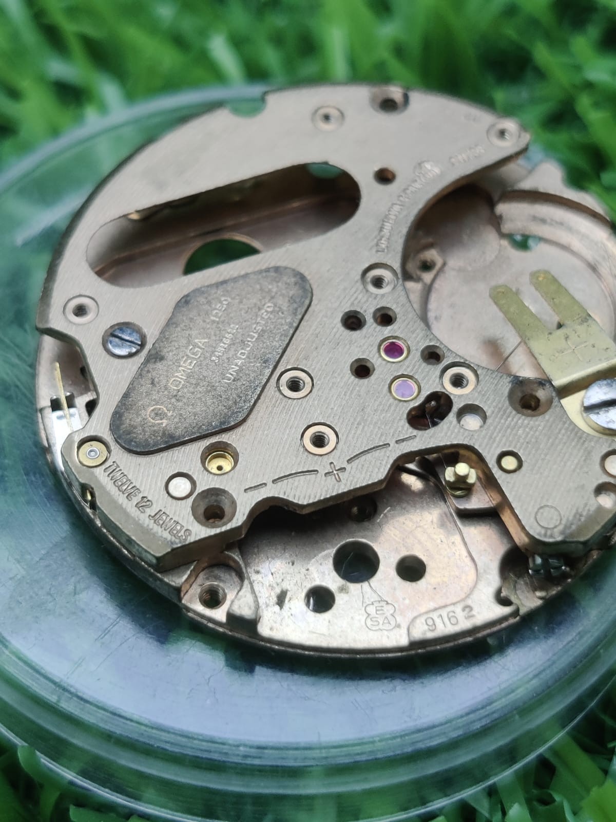 OMEGA Movement ESA Cal 9162,Omega f300 Watch Movement Plates