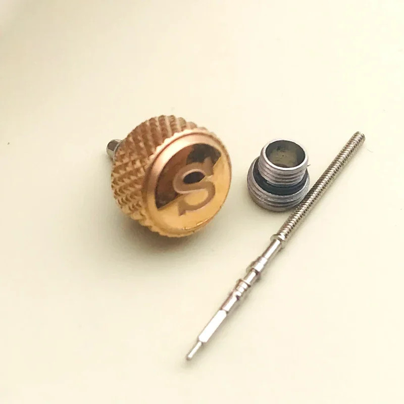 7Mm Screw-In Watch Crown SKX007 SRPD Replace Crown Engraved Signed ‘S’ Fits Nh35