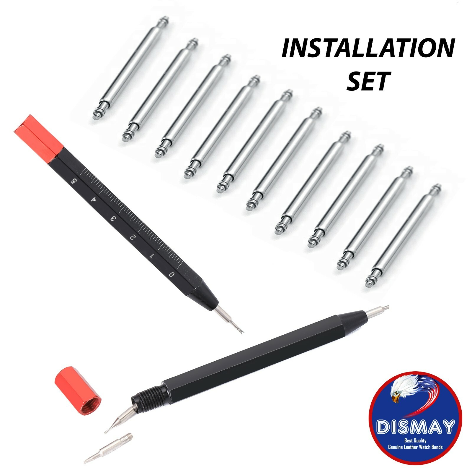 DISMAY Spring Bar Remover Tool SET for Buckle Watch Strap Pin Installation