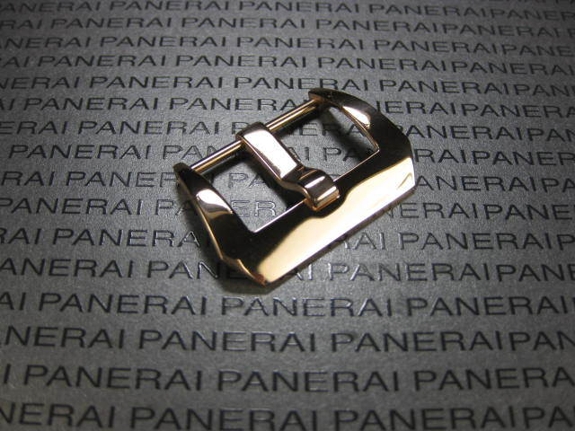 New 24mm PINK GOLD PRE-V SCREW IN Rose Gold Stainless Buckle for PANERAI X1 R