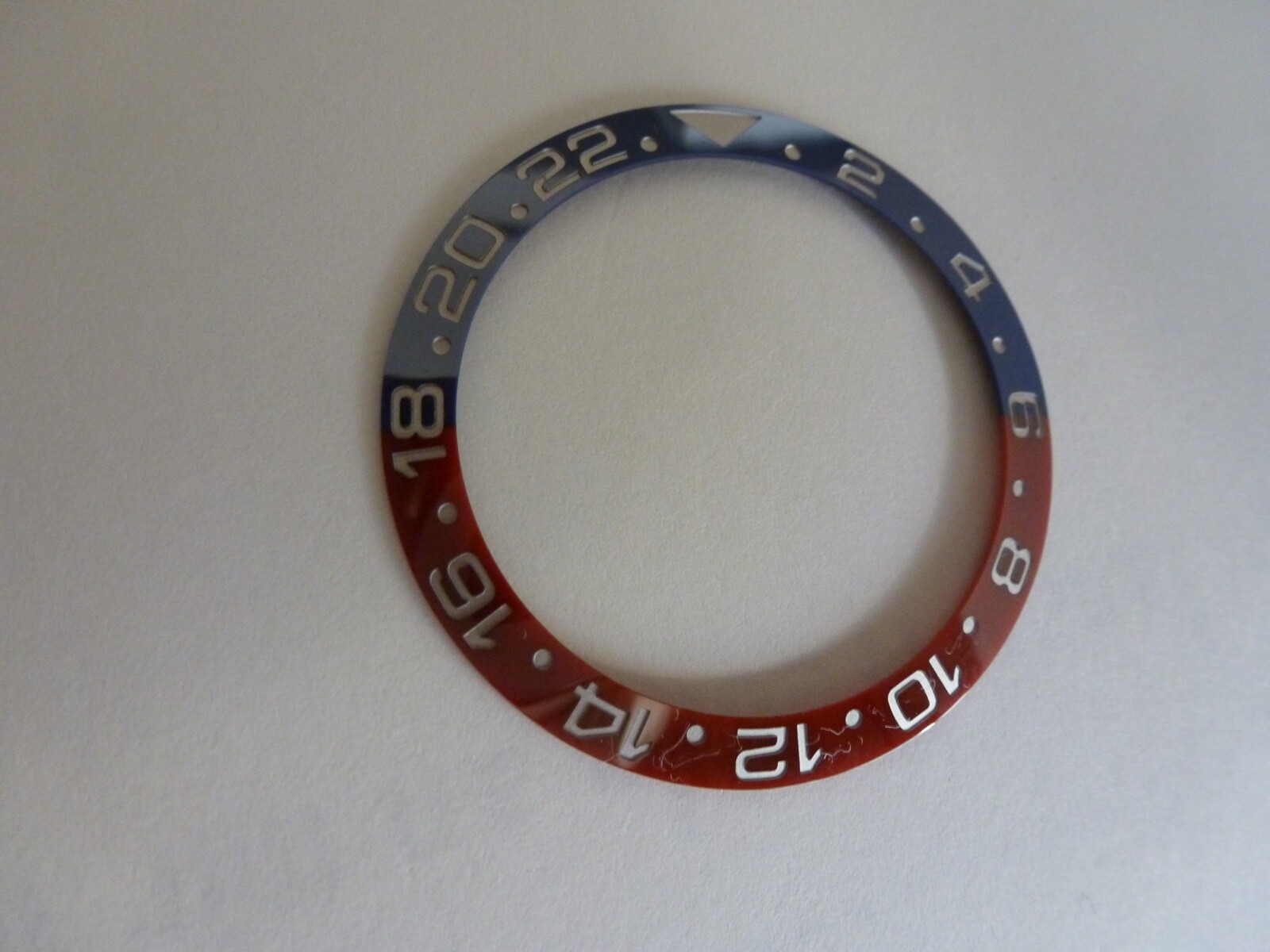ceramic Bezel Insert Fits Rolex GMT Master II Pepsi 116710 126710 Custom Made