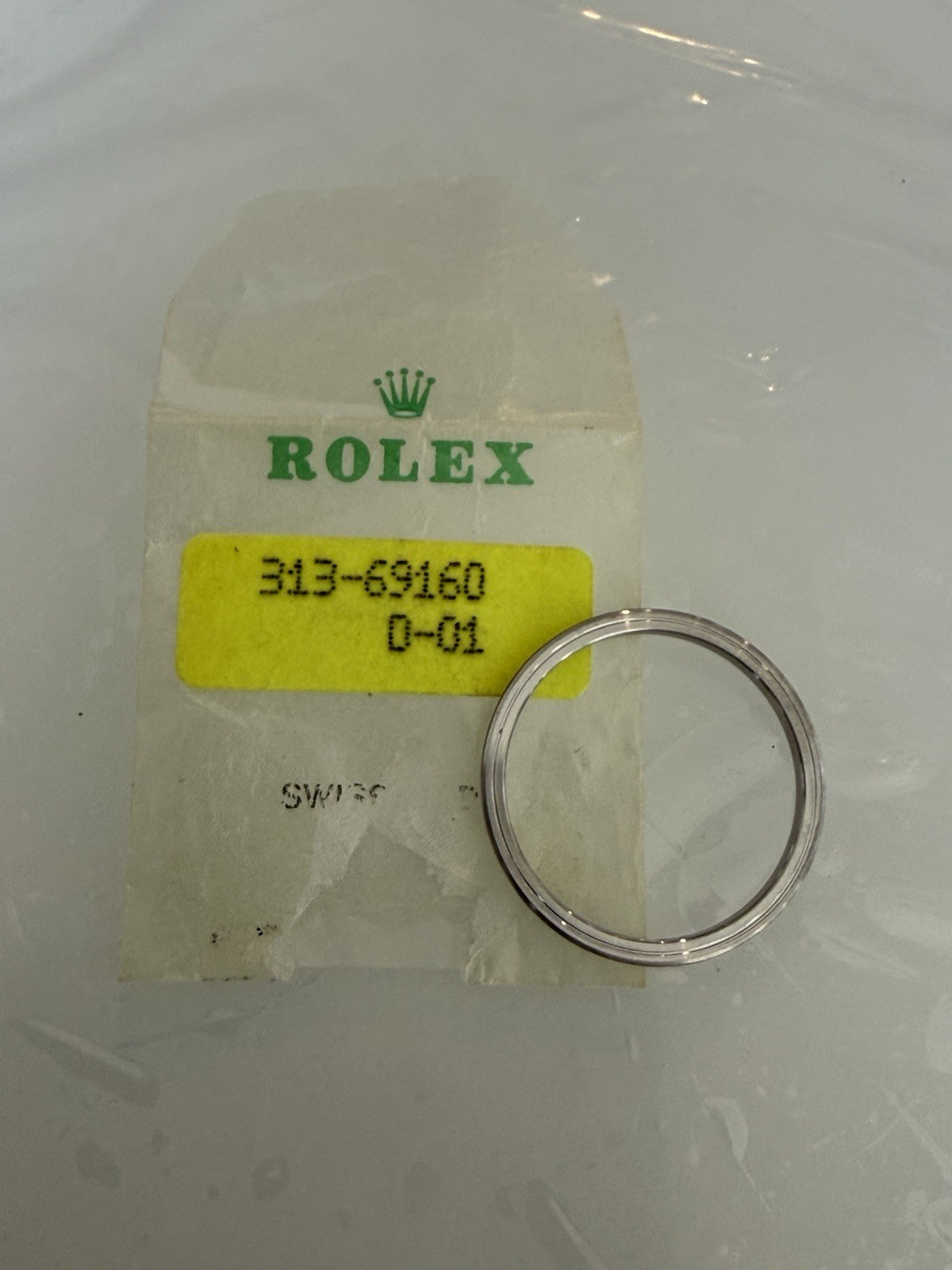 ROLEX STEEL ENGINE-TURNED BEZEL FOR 69160 69174 69240 1.95MM