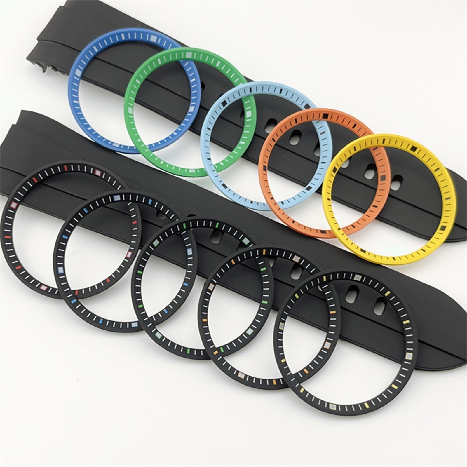 32.3MM Watch Inner Ring Watch For NH35 Watch Case Replacement Part Inner Ring