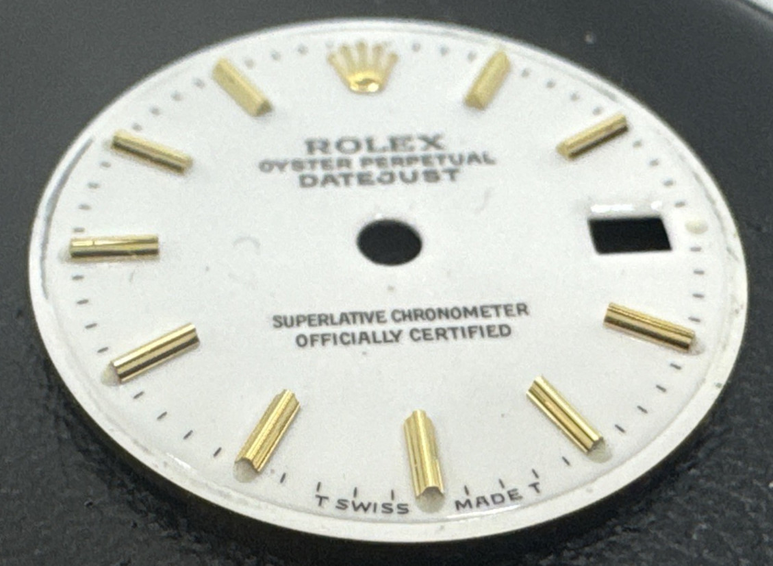 Rolex Datejust 69238 69278 Etc 26Mm Original White Dial Yellow Gold Index