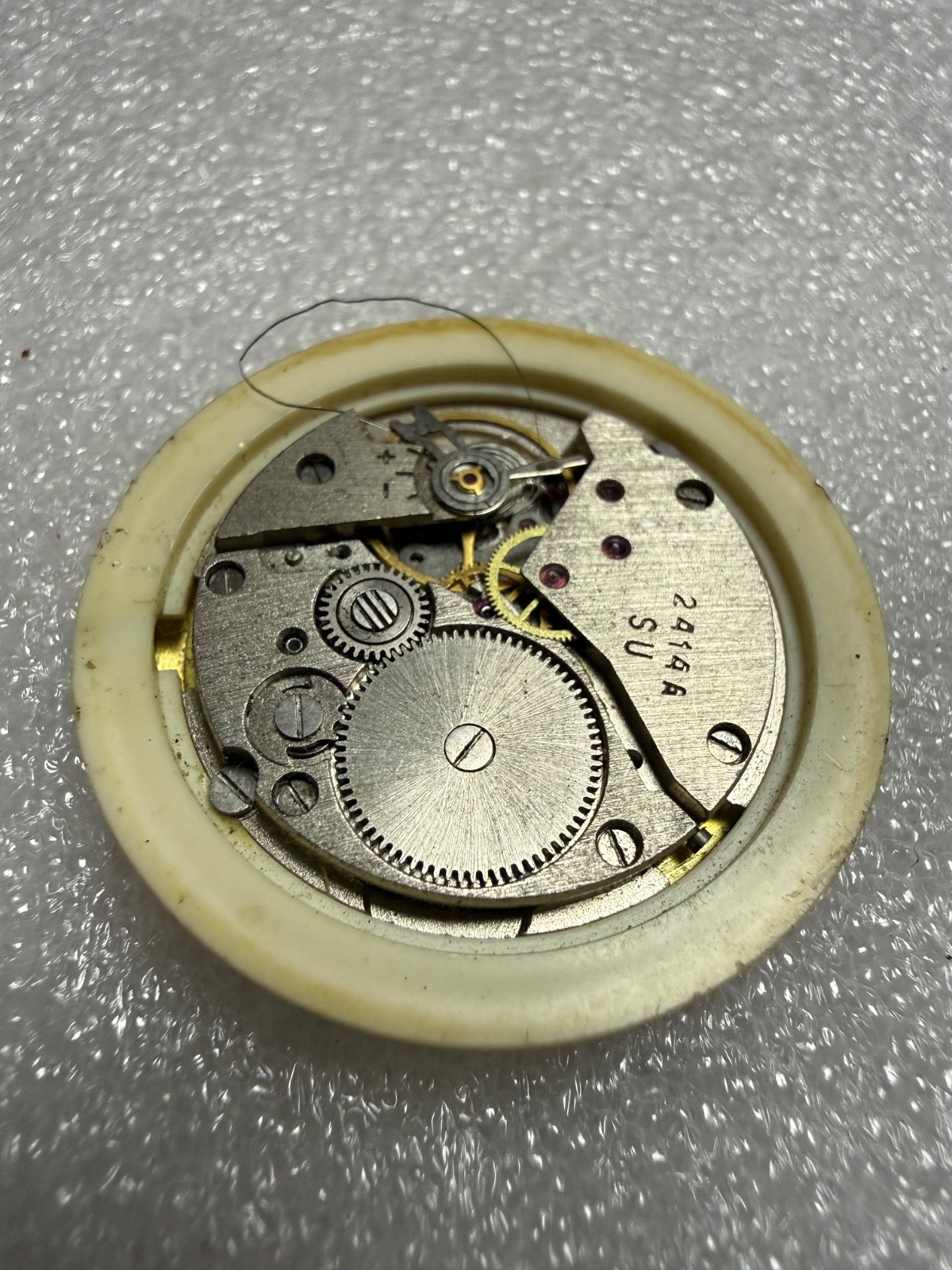 Watch movement USSR Vostok Cal.2414A plus Dial.For parts.