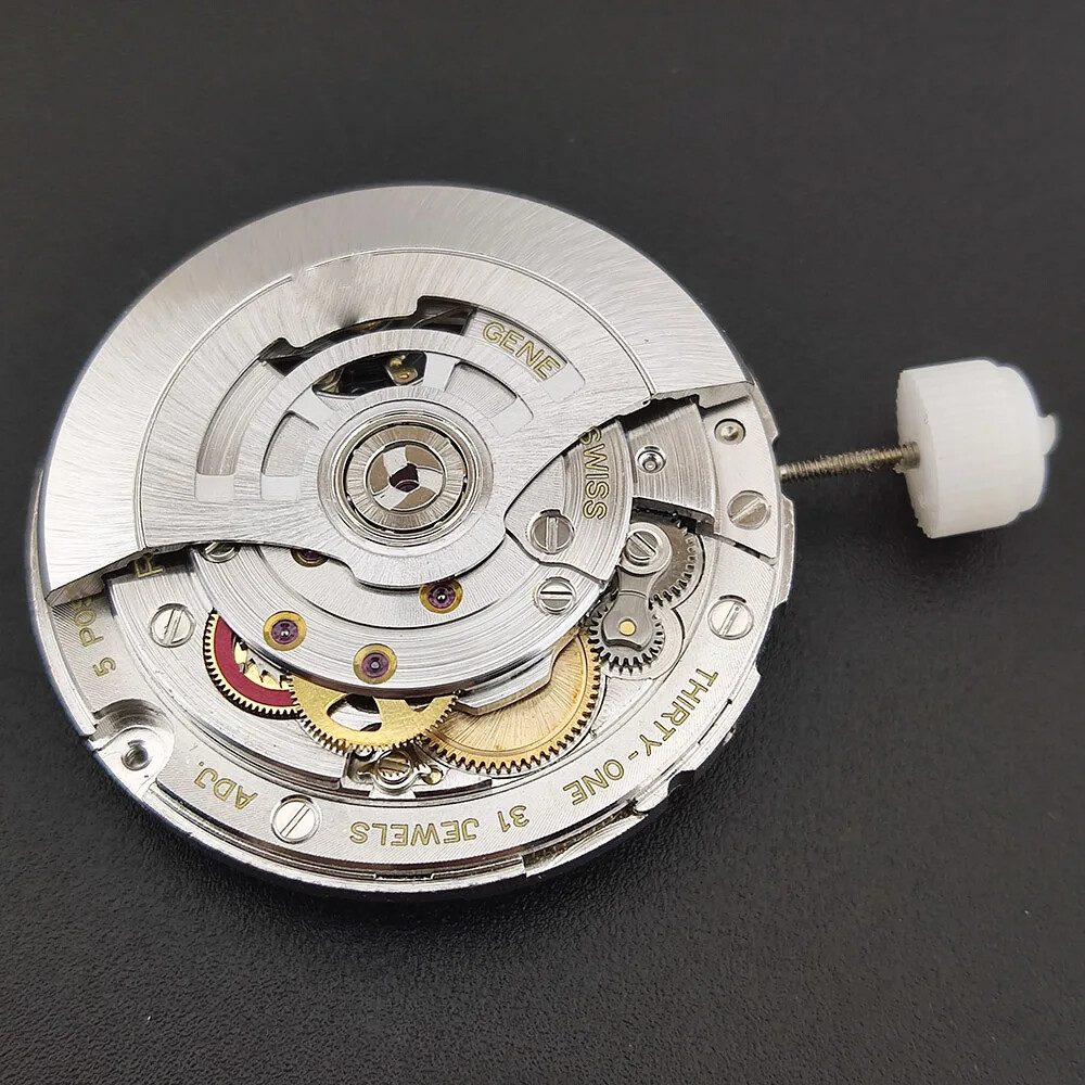 Mechanical Movement Engraved Automatic Compatible with Balance Wheel 41mm