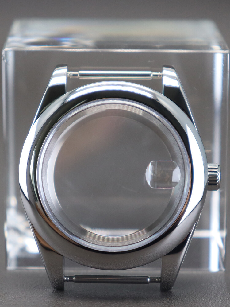 36mm/40mm 316L stainless steel oyster mod nh35 Watch Case Cyclops Sapphire Glass