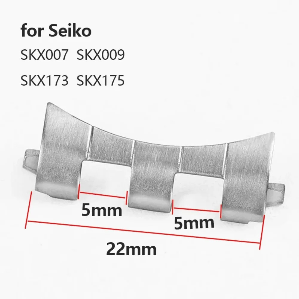 18/19/20/21/22mm Curved Flat End Adapter Jubilee Oyster Wristbelt Metal Link