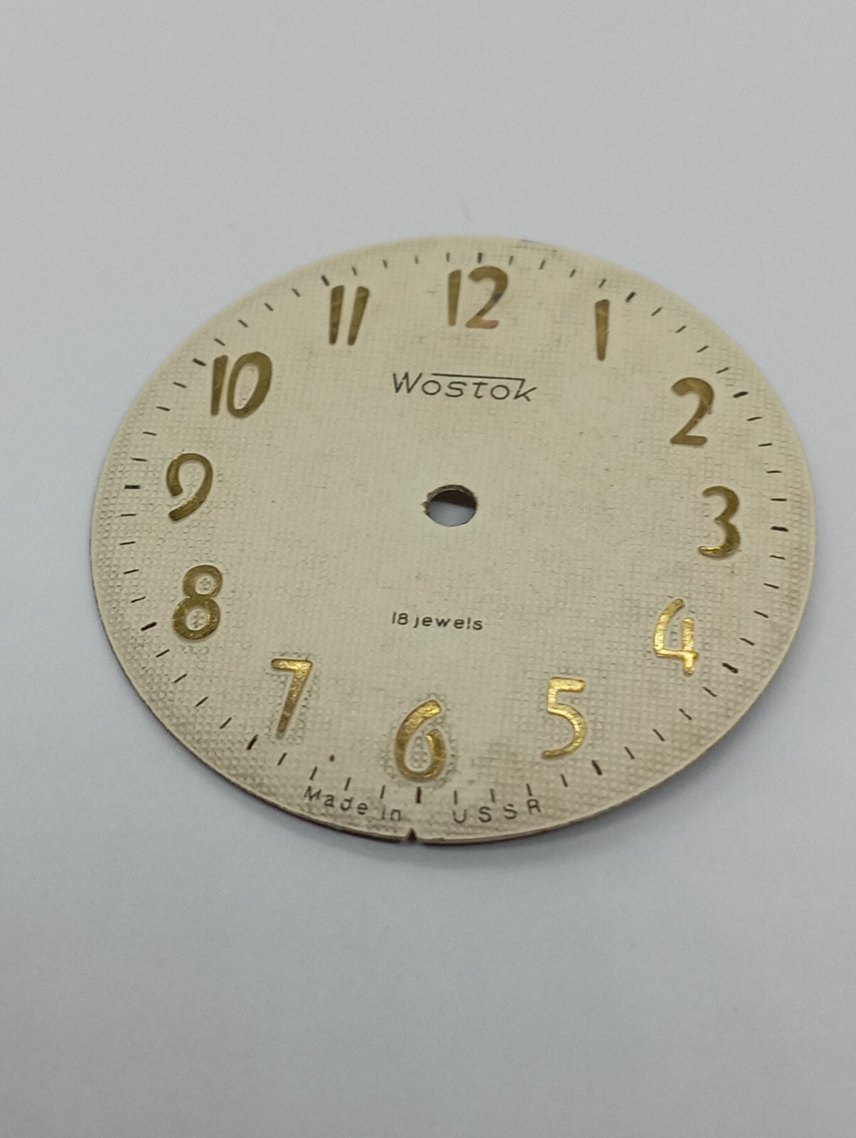 Vintage New NOS DIAL FOR Vostok 2pcs. Wostok Восток Watch 18 Jewels Cal. 2209