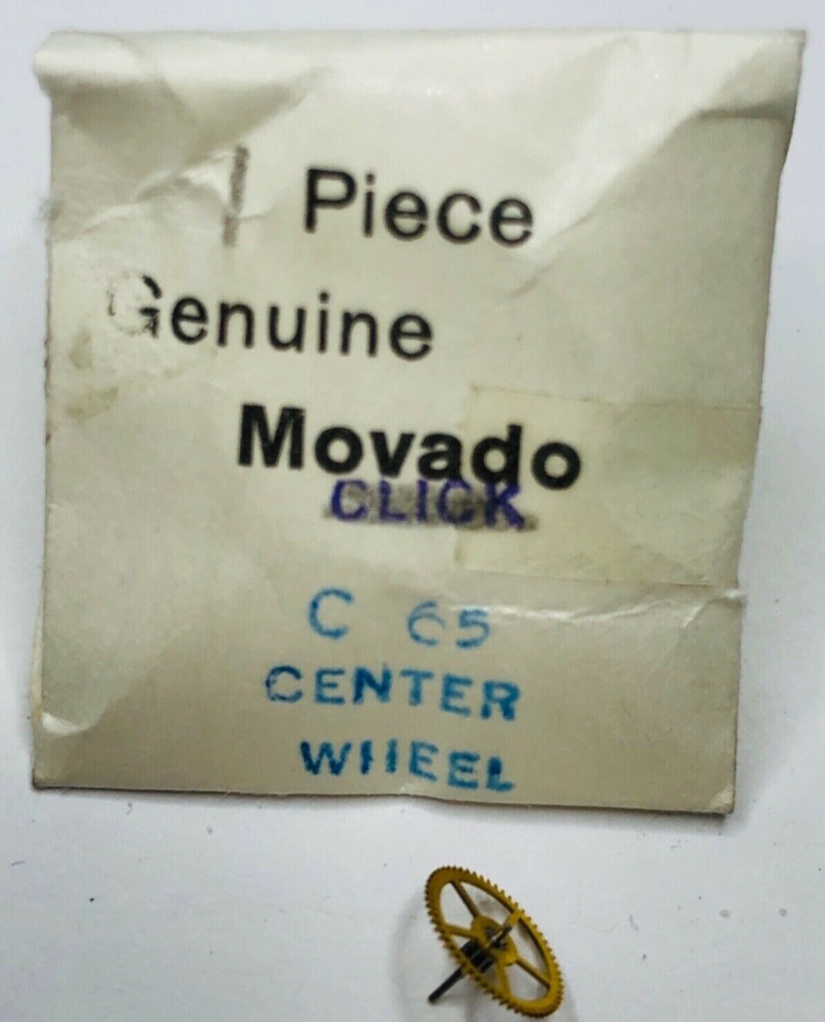 New Genuine Movado Calibre 65 #201 Center Wheel