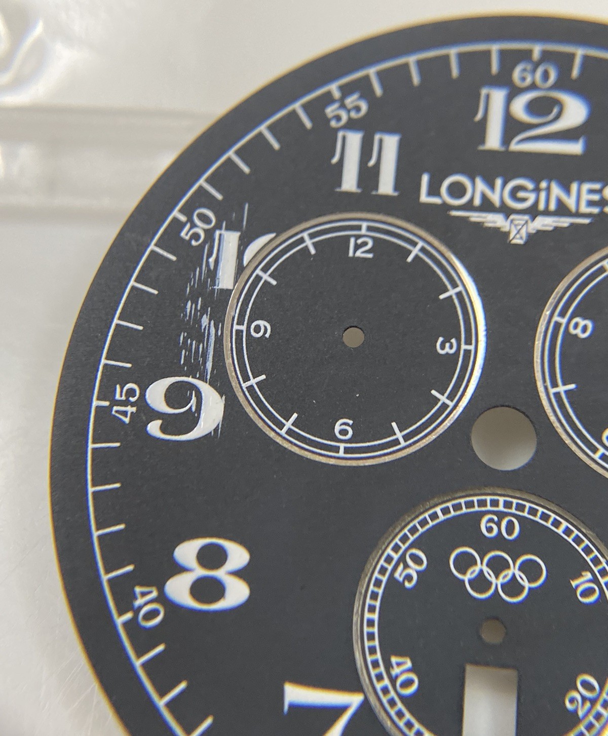 Genuine Longines Olympic Chronograph L2.649.4 ETA 251.262 Black 37mm Dial