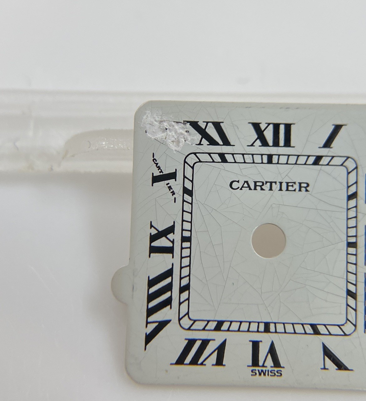 Original Cartier Ladies Panthere PM White/Black Roman Numeral 14.7mm Dial