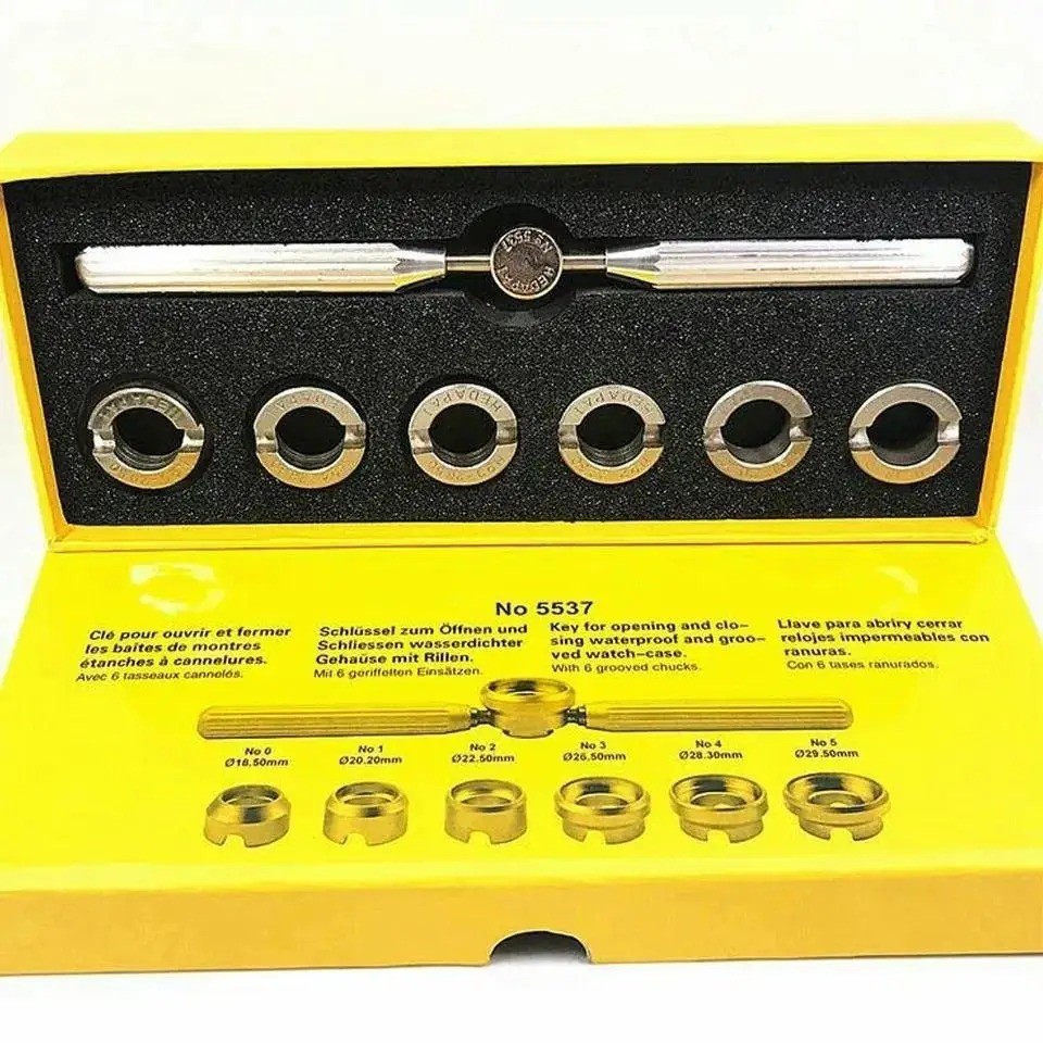 Tudor Case Back Cover Opener Remover Watch Repair Tool Kit