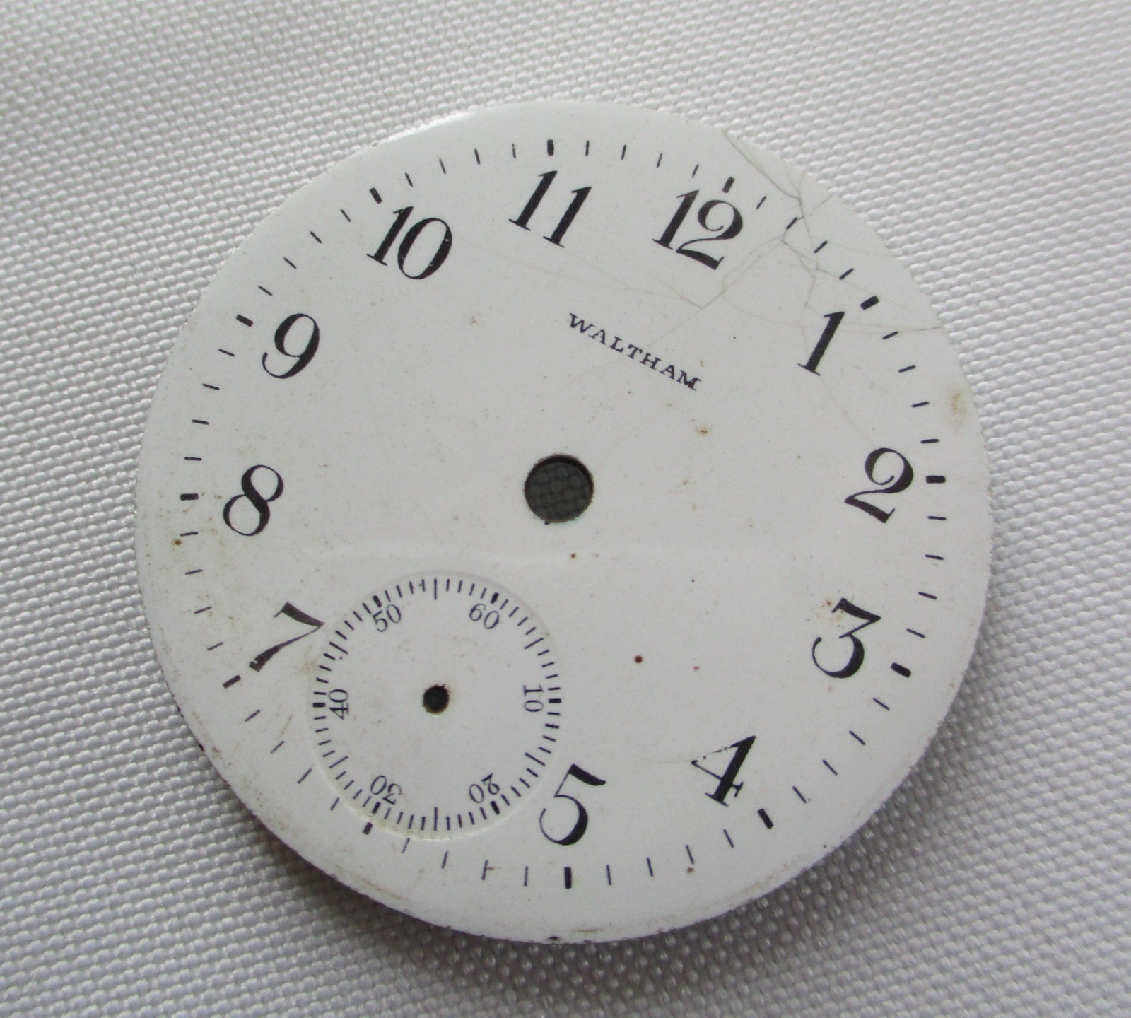 Vintage Waltham Pocket Watch Dials 4 Pieces