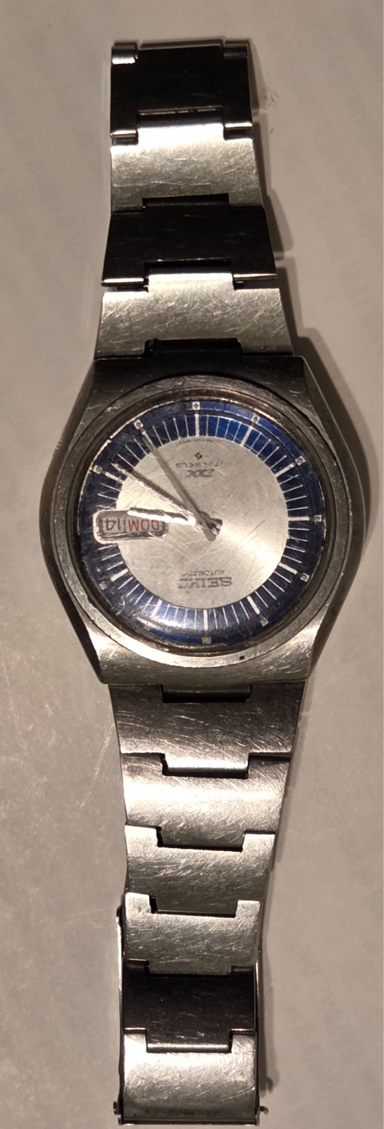 Vintage Seiko DX 6106-8629 Automatic Blue Dial – 1972 Japan Day/Date classic!!!@