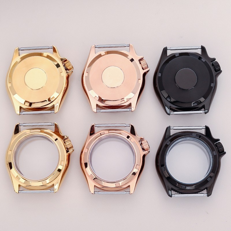 38mm Sapphire Ceramic 10ATM Steel Watch Case Modify Turtle Mod For Seiko NH35 36