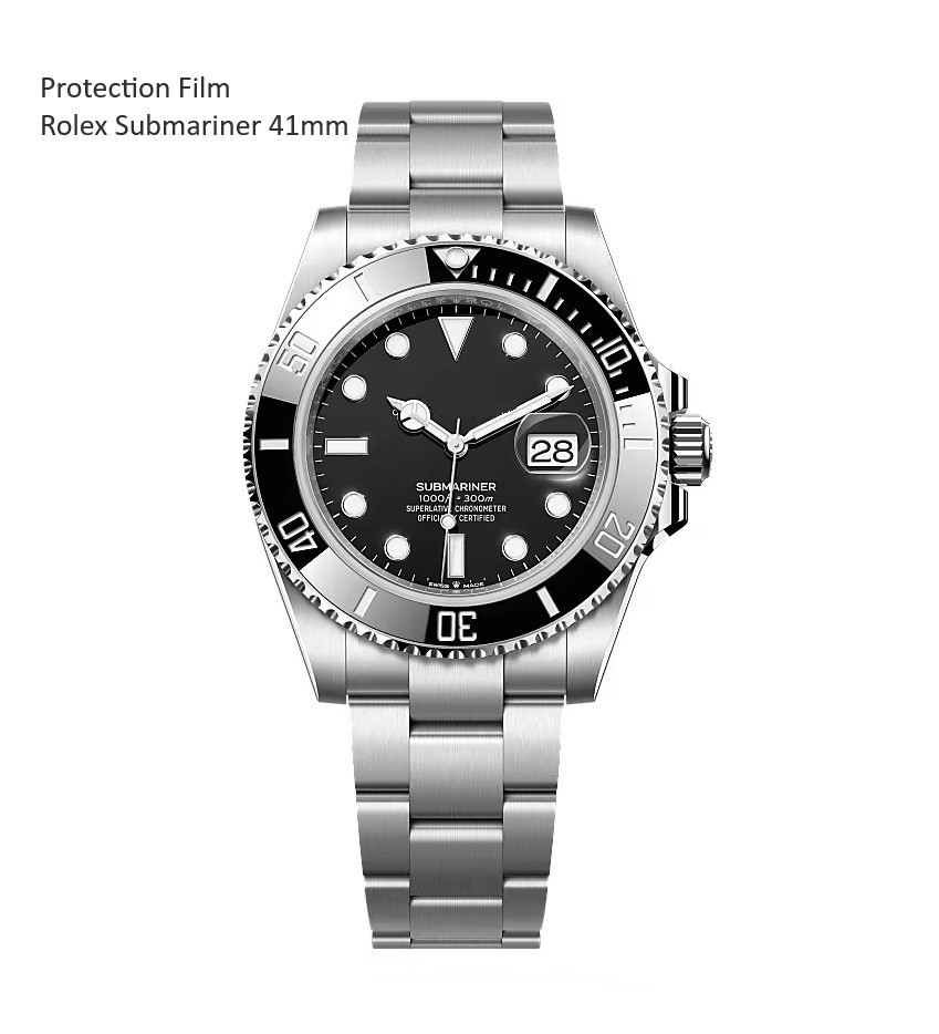 Rolex Submariner Date (NOT the Watch) 41mm Clear Film FULL Protection 1x Unit