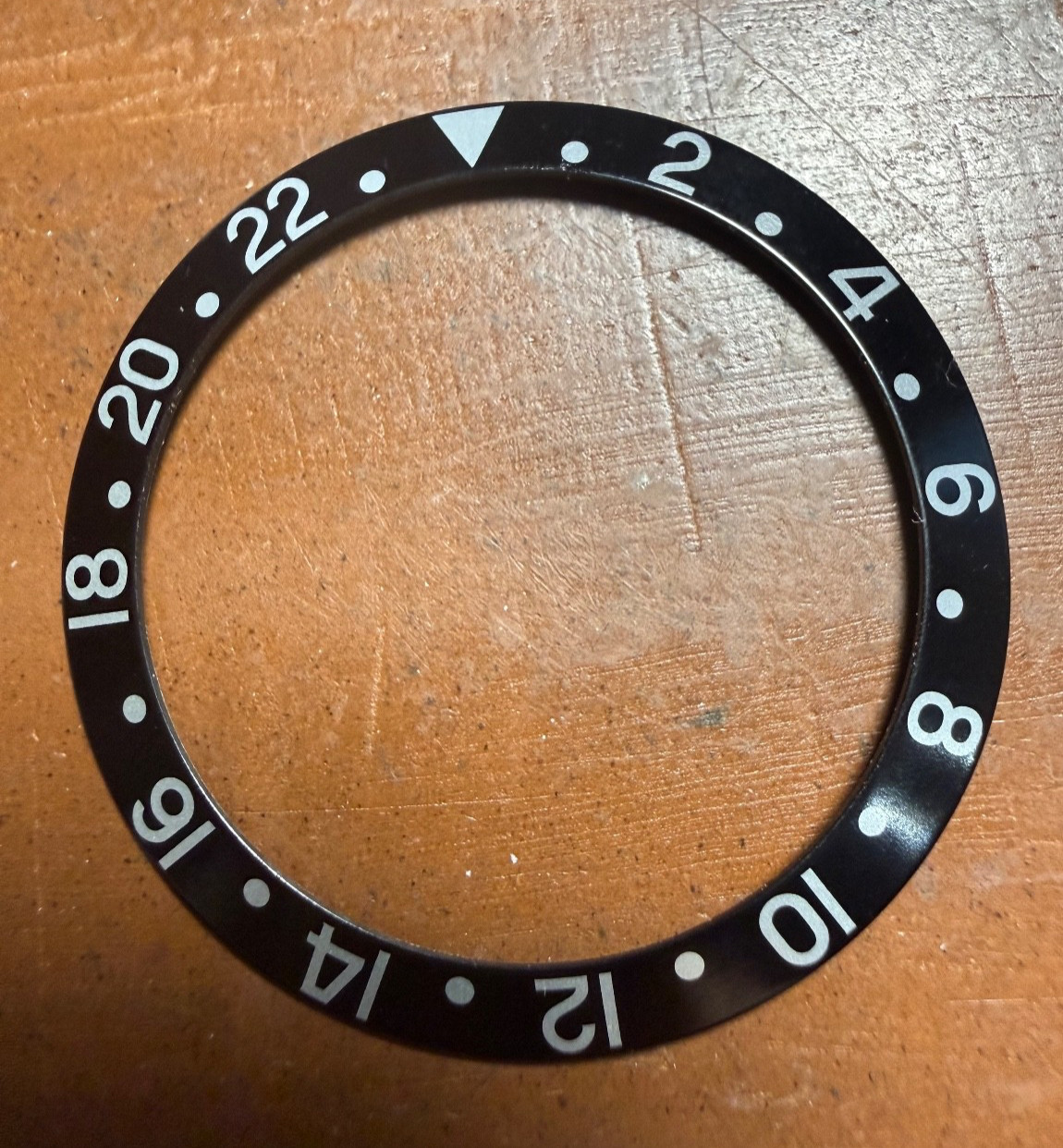Rolex GMT-Master II 315-16700-1 Black Watch Bezel Insert Authentic OEM NOS