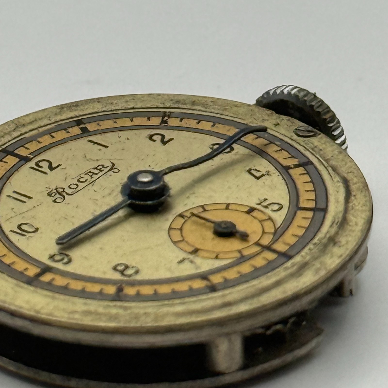 Ebosa 119 Watch Movement Rocar Sub Seconds Manual Wind Vintage Parts 23.7mm
