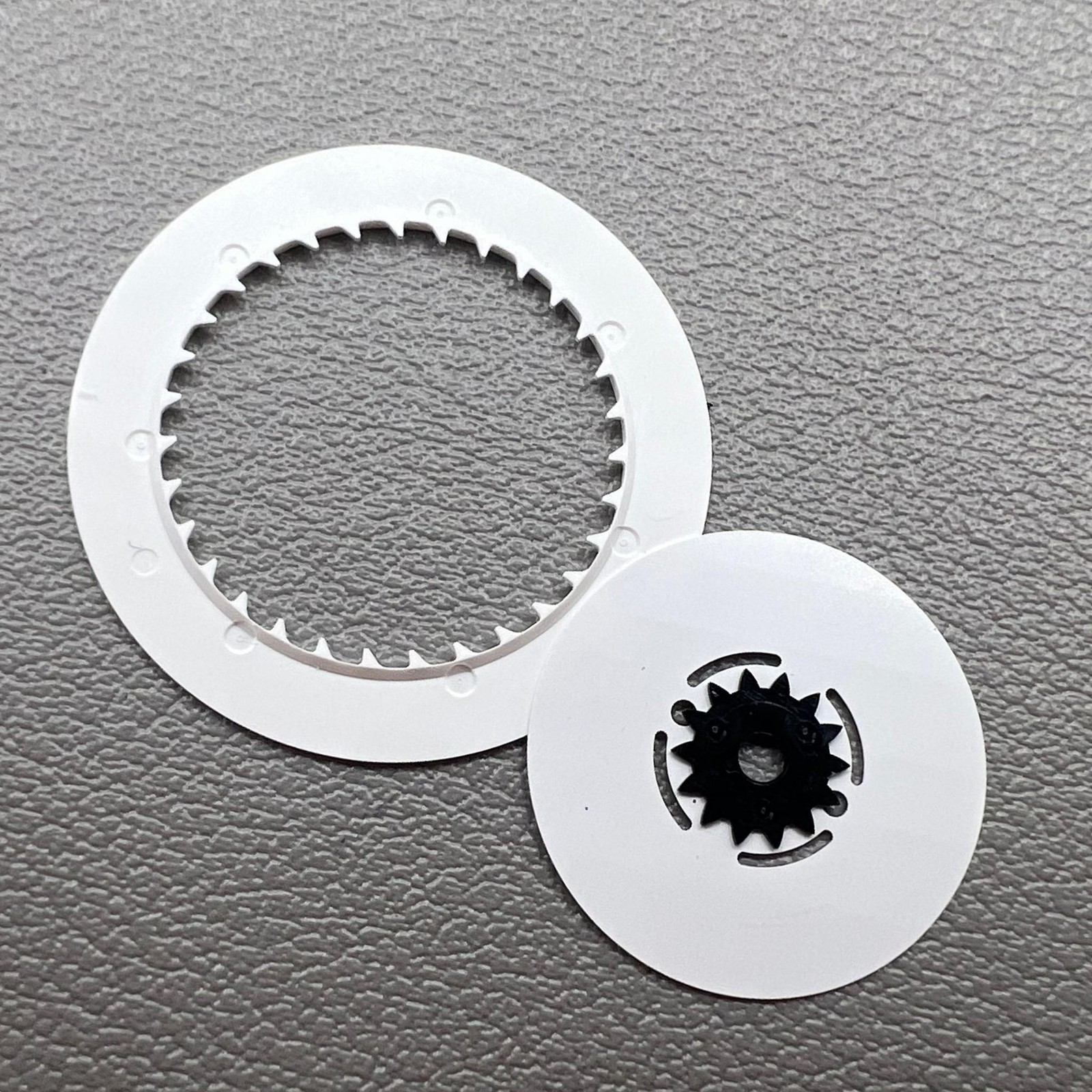 White Date Disk Week Wheel Roman /English Font for NH36 Movement Crown@3.0